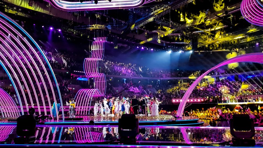 Widownia i scena Eurowizji Junior 2019 w Arenie Gliwice