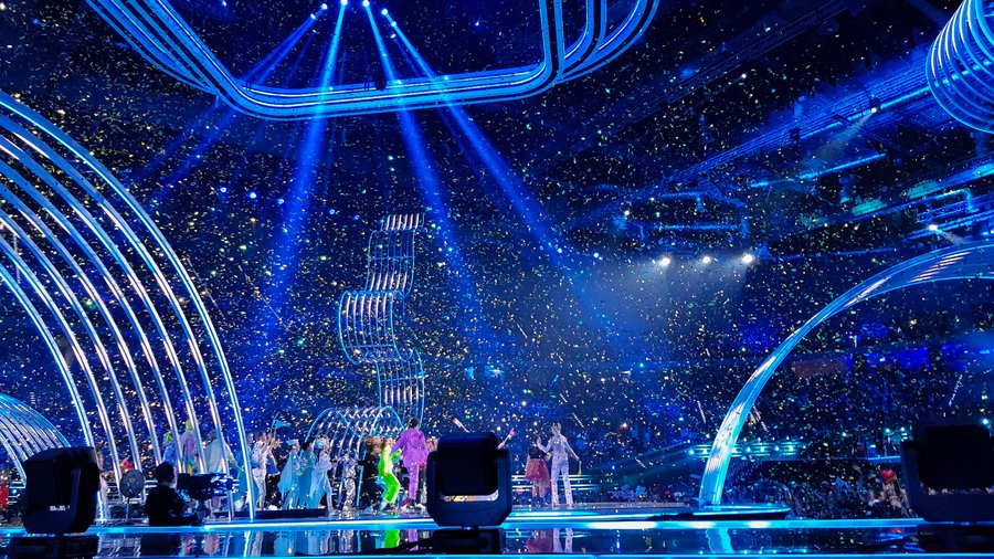 Oświetlenie sceniczne podczas finału Eurowizji Junior 2019