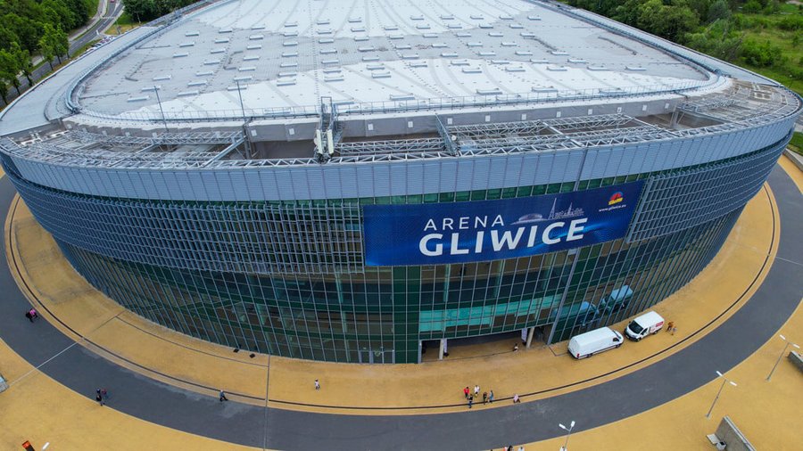 Arena Gliwice z lotu ptaka