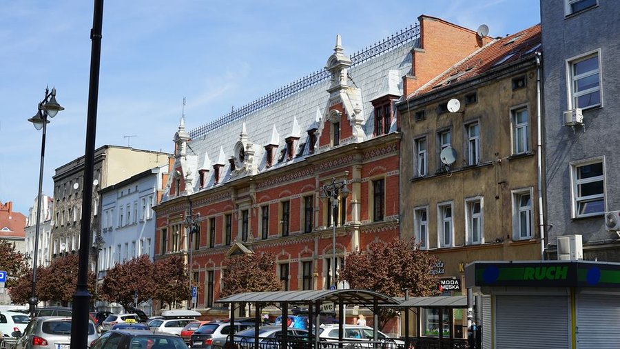 Kamienice przy rynku w Gliwicach