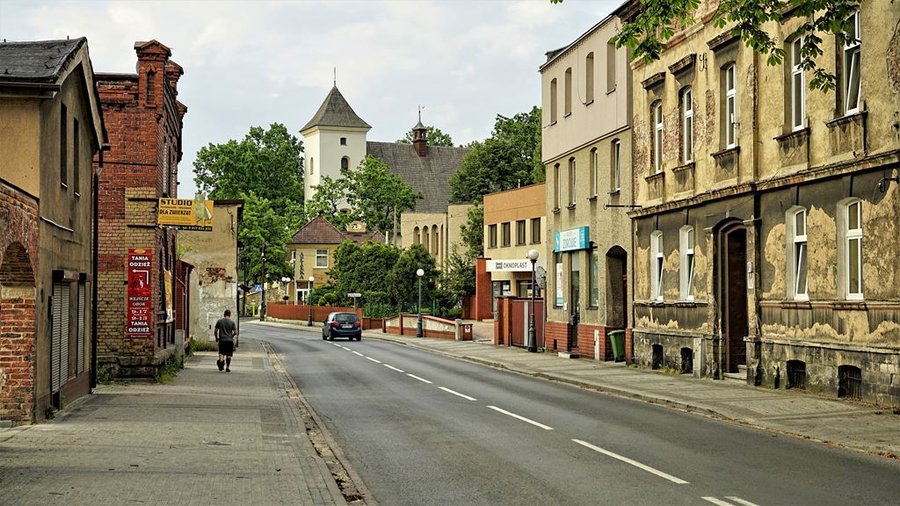 Ulica w centrum Mikołowa