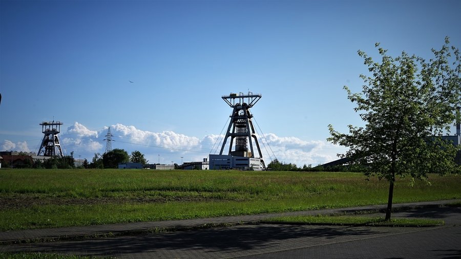 Wieże szybowe KWK Budryk w Ornontowicach