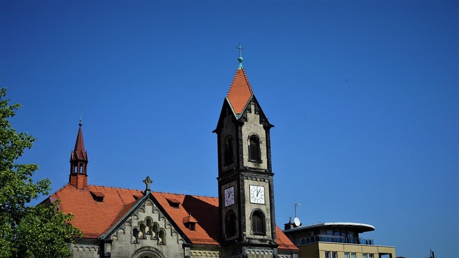 Wieża kościelna w Tarnowskich Górach