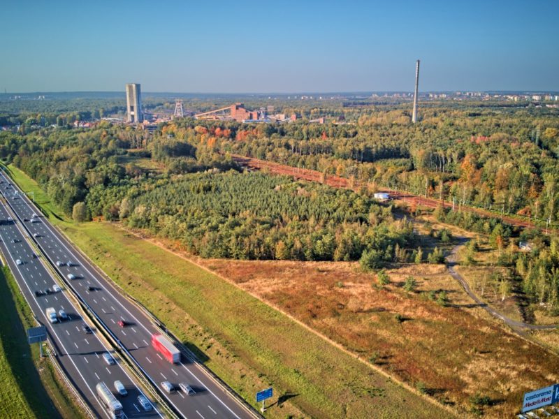 Zabrze z drona Zabrze z drona