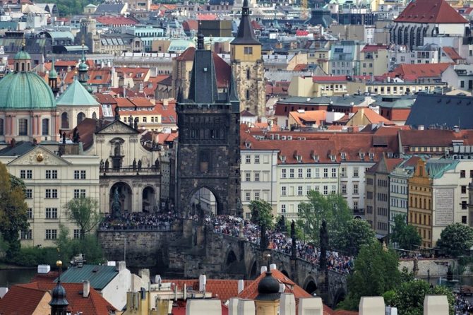 Hradczany, taras widokowy – Praga – Czechy