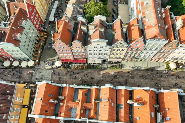 Gdańsk – latamy dronem w centrum miasta